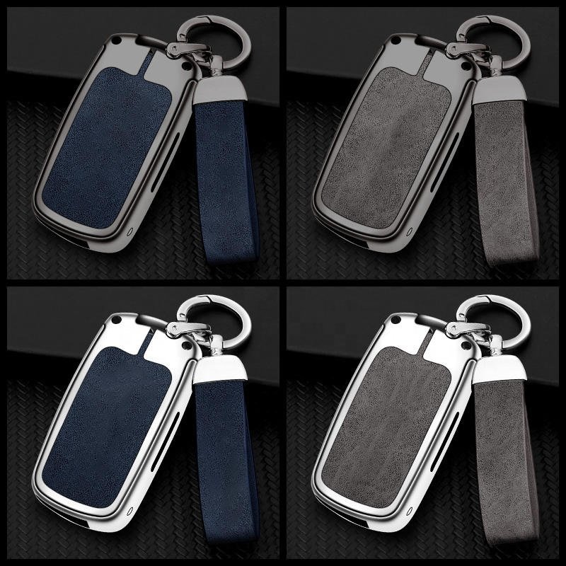 Wholesale Zinc Alloy Leather Car Key Accessories Case Cover Protector For Honda Civic Fit Accord Crv Jazz Odyssey Accessories