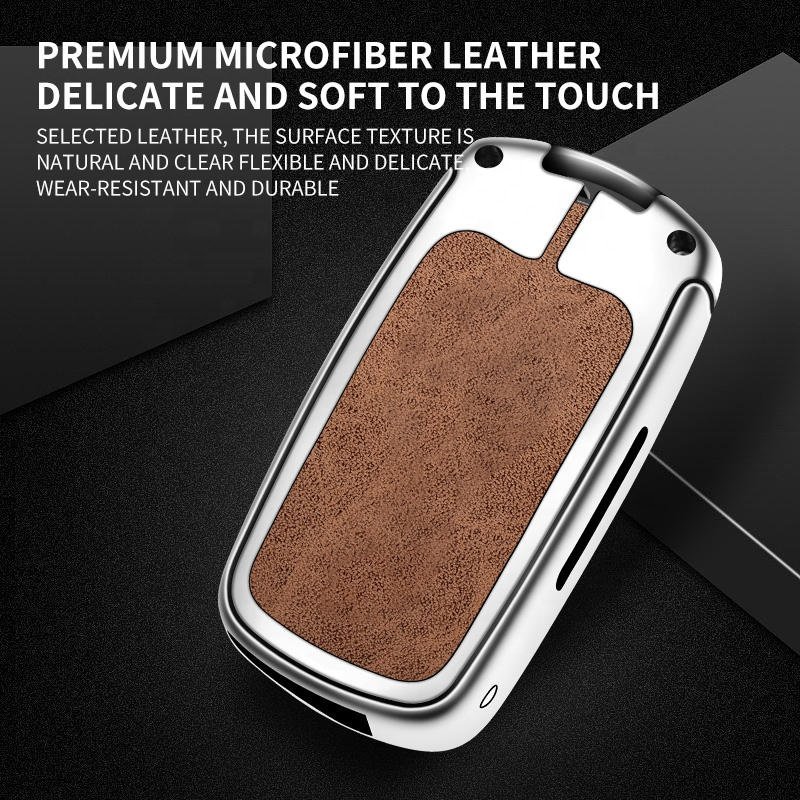 Wholesale Zinc Alloy Leather Car Key Accessories Case Cover Protector For Honda Civic Fit Accord Crv Jazz Odyssey Accessories