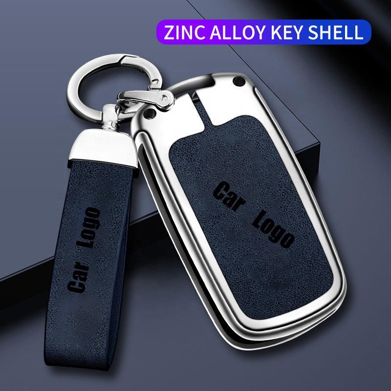 Wholesale Zinc Alloy Leather Car Key Accessories Case Cover Protector For Honda Civic Fit Accord Crv Jazz Odyssey Accessories