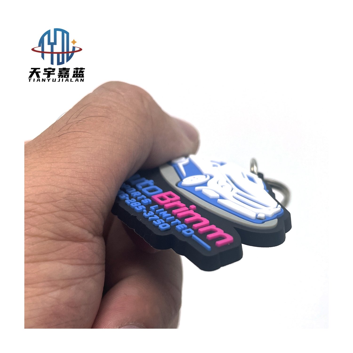 Tianyu Mini Cartoon Car Keychain Custom Rubber 2D Soft Pvc Design Keychain Customized Keychain Auto Series Key Chain