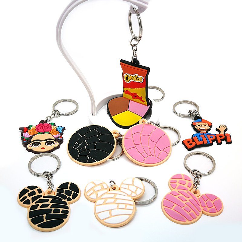 hot sale keychains Mexican style key ring fashion key holder Trinket fit women kids friend party gift custom keychain wholesale