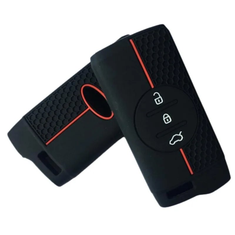 Silicone Car Key Case Cover For Chery Tiggo 7 Pro Arrizo 5 EQ7 5x 3x Gx Remote Wallet Ggo 8 Pro Protect Shell Holder Accessories