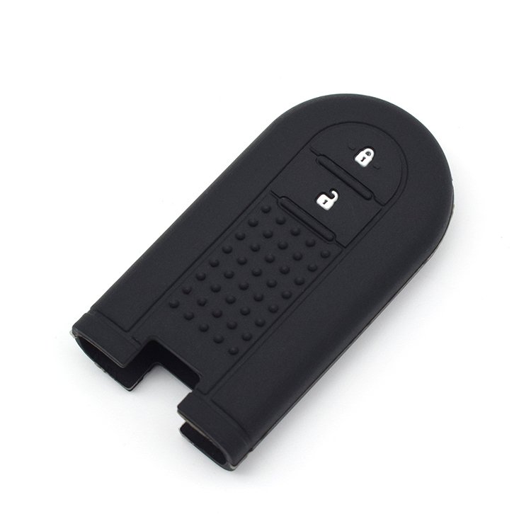 Topbest 2 Buttons Silica Gel Case Car Key Cover for T-oyota Silicone Key Cover Key Holder Fob