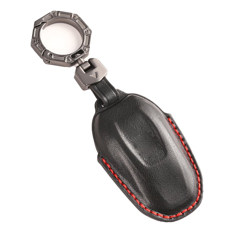 Handmade Genuine Leather Car Key Case Cover for Peugeot 308 4008 5008 Opel Fiat Citroen Smart Remote Key Protector Shell
