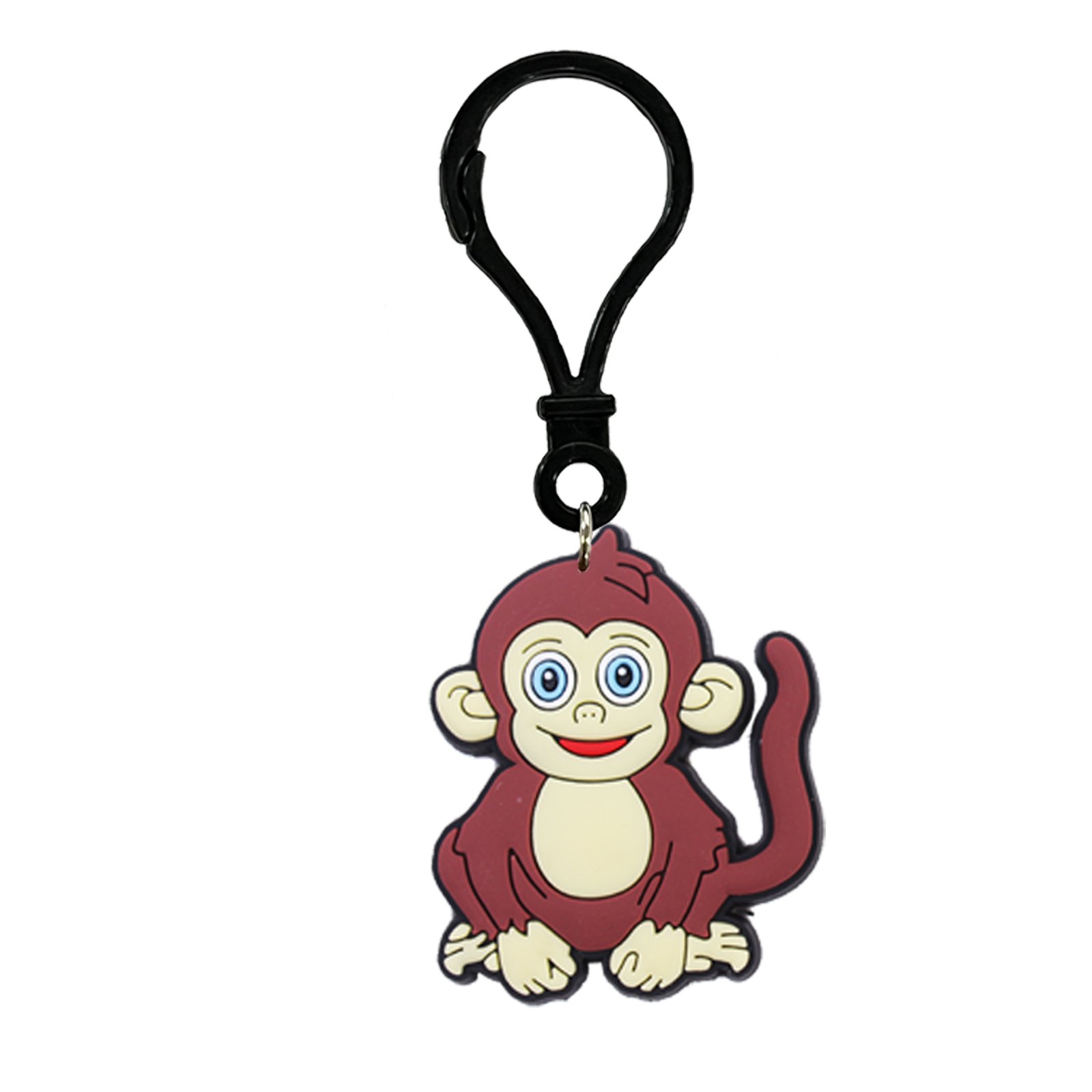 2024 New arrive PVC rubber festival promotional gift key chains Wholesale cartoon Animal key ring custom design Bag pendant
