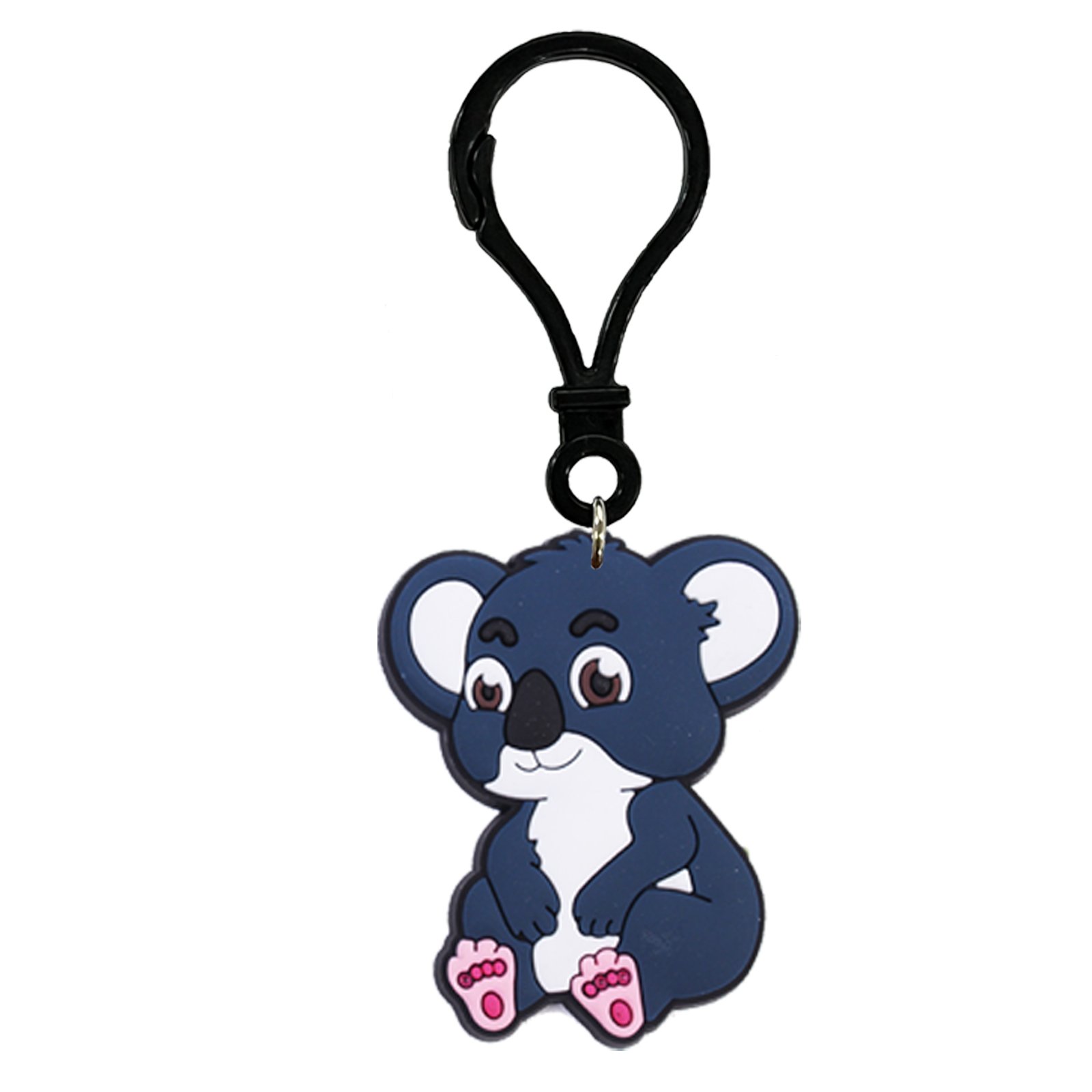 2024 New arrive PVC rubber festival promotional gift key chains Wholesale cartoon Animal key ring custom design Bag pendant
