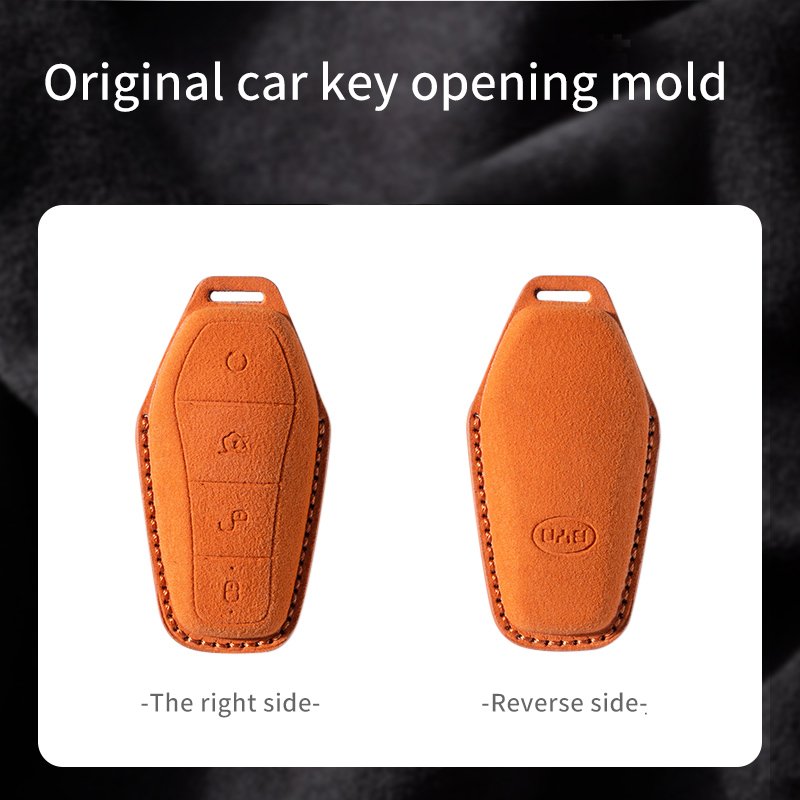 Suitable for BYD Han, Song, Qin, Yuan plus, seagull,, tumbled fur, car remote control key protection cover, car accessories