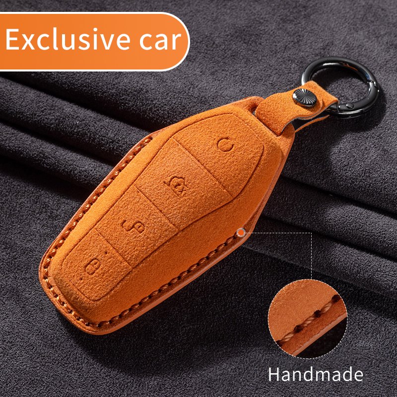Suitable for BYD Han, Song, Qin, Yuan plus, seagull,, tumbled fur, car remote control key protection cover, car accessories