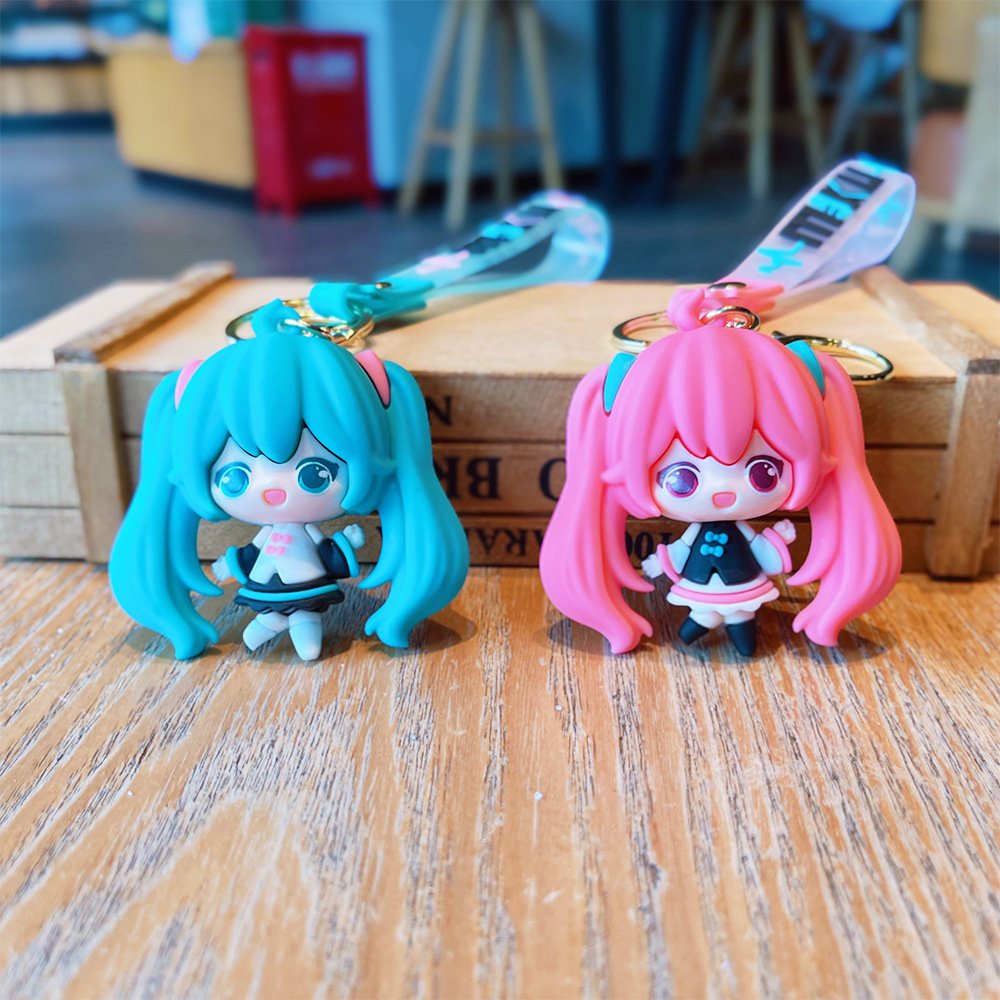 Cartoon Future Doll Keychain Exquisite Doll Men's and Women's Bag Pendant Car Accessories Small Gift Wholesale