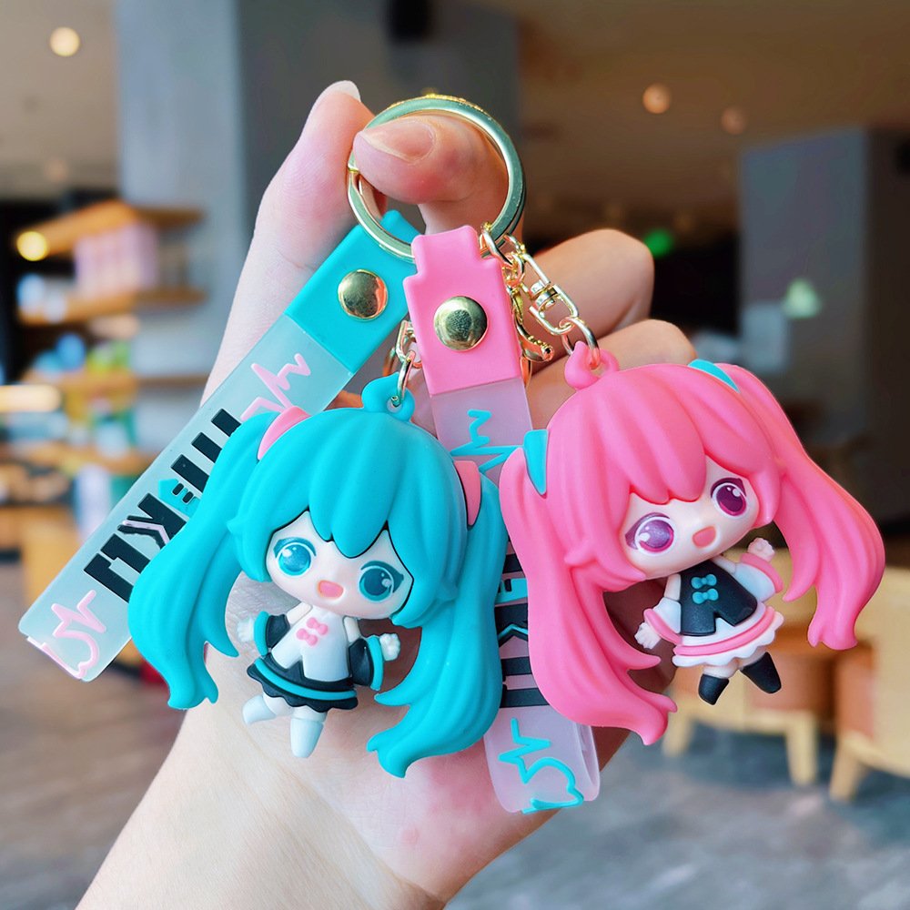Cartoon Future Doll Keychain Exquisite Doll Men's and Women's Bag Pendant Car Accessories Small Gift Wholesale