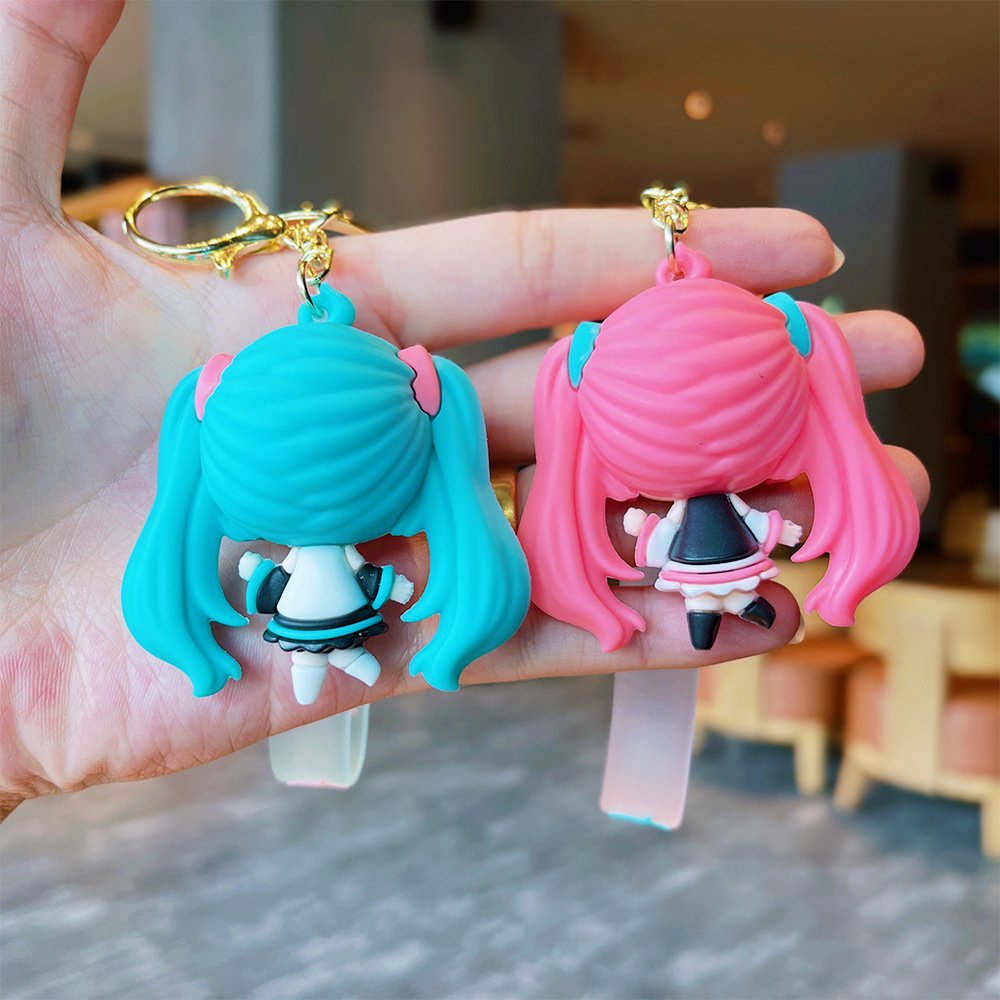 Cartoon Future Doll Keychain Exquisite Doll Men's and Women's Bag Pendant Car Accessories Small Gift Wholesale