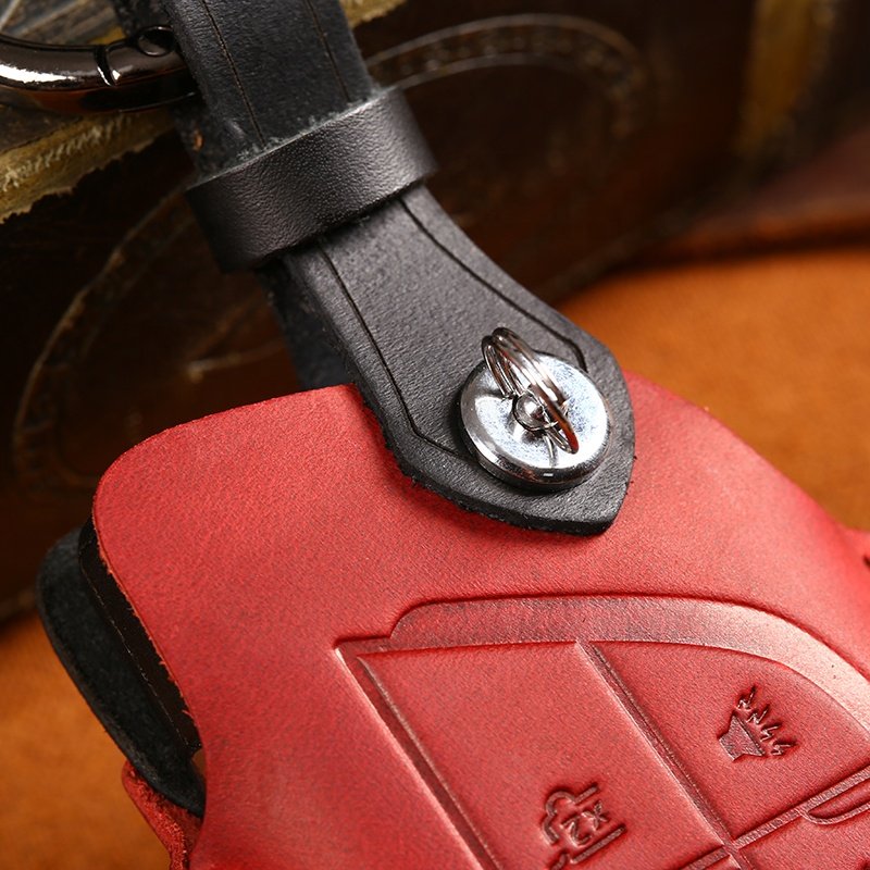 Hand Made Genuine Leather Car Key Case Cover for Cadillac CT4 CT5 Escalade ESV XT6 XT5 LYRIQ Car Key case Fob Shell
