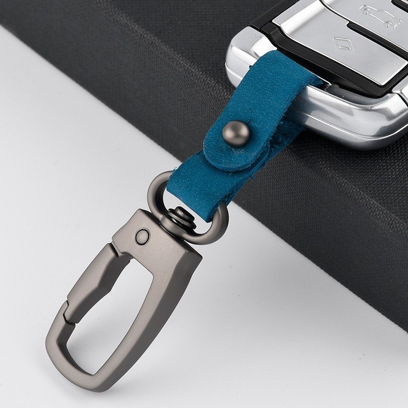 Colleagues ,Family, Men Universal Fob Metal Key Holder Accessories Zinc Alloy Leather Buckle Belt Car Keychain Clip