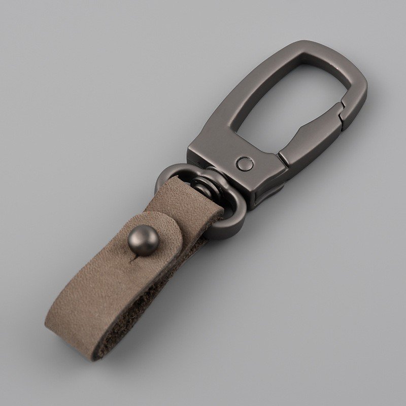 Colleagues ,Family, Men Universal Fob Metal Key Holder Accessories Zinc Alloy Leather Buckle Belt Car Keychain Clip