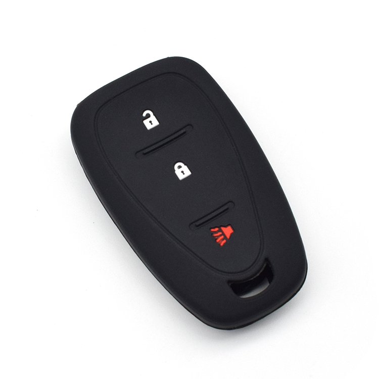 3 buttons Car Key Cover Silica Skin Accessories Silicone Car Remote Keys Cover For C-hevrolet C-ruze