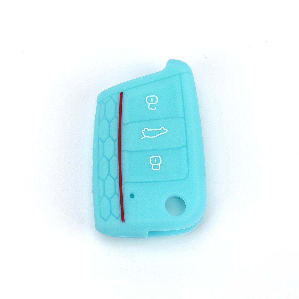 Car Key Accessories Protective Cover Volkswagen golf 7 Car Case with 3 Buttons Embossed Logo