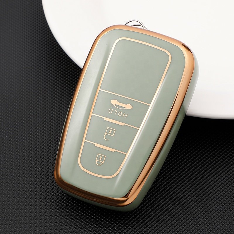 Car Accessories Fashion Protector TPU Soft Cover Key Cases For 2018 corolla Toyota RAV4 Camry Avalon C-HR Prius GT86