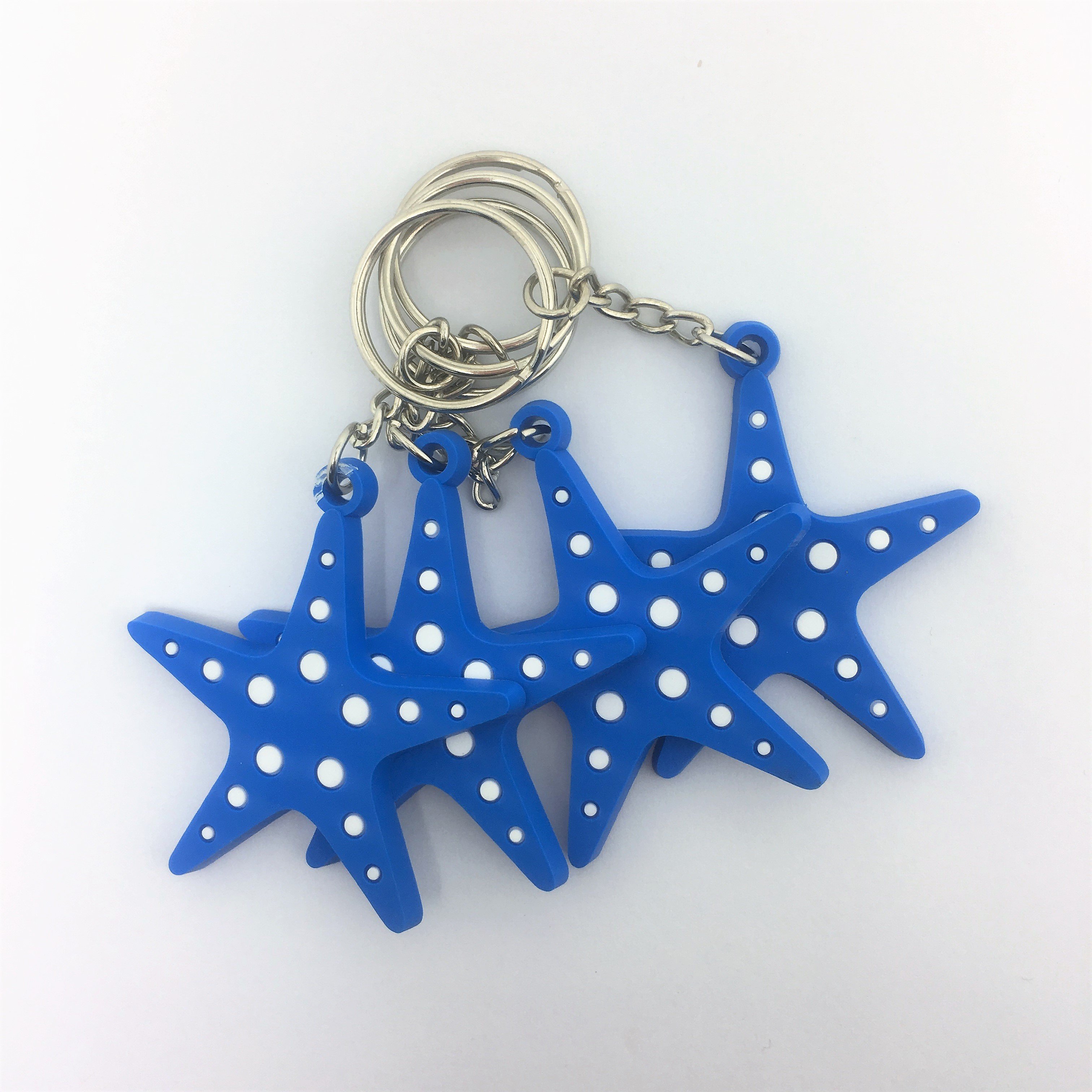 Custom Designs Cute Starfish Keychain Personalized Animal Key Chain