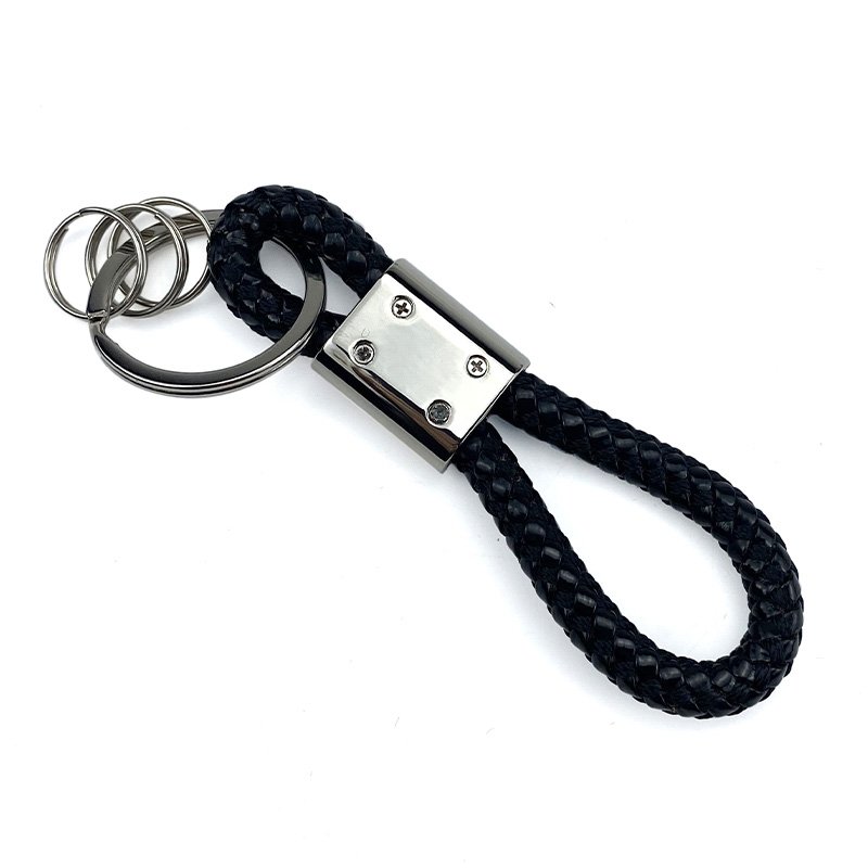 Factory Wholesale Customizable Logo Key Chain Blank Engraving Brand Custom Stainless Steel Metal Round Keychain