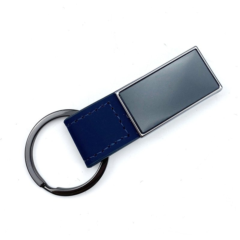 Factory Wholesale Customizable Logo Key Chain Blank Engraving Brand Custom Stainless Steel Metal Round Keychain
