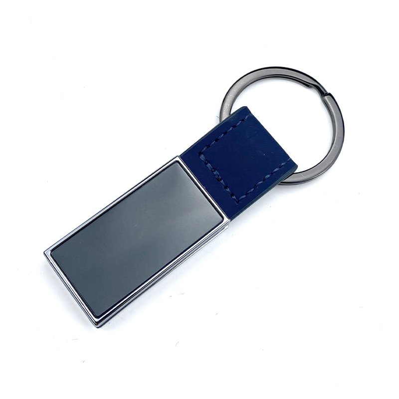 Factory Wholesale Customizable Logo Key Chain Blank Engraving Brand Custom Stainless Steel Metal Round Keychain