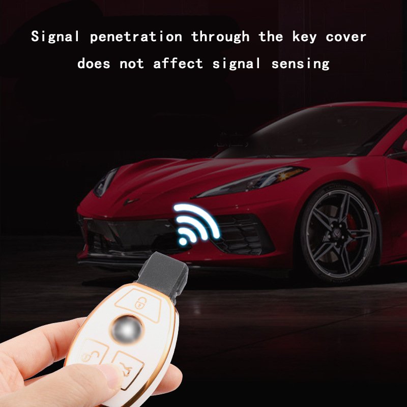 Soft TPU Car Key Case Cover Protector Shell for Mercedes Benz A B C E Class GLS GLA GLK GLC CLS CLA AMG W204 W205 W212 W463 W176
