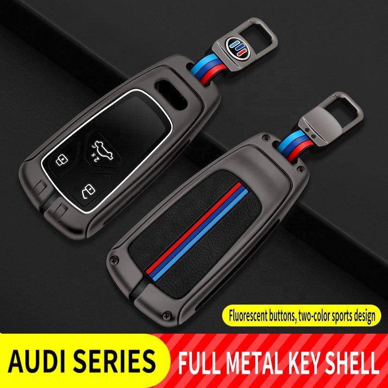 New Materials Metal Car Metal Key Cover Soft Zinc Alloy Gun Bright Metal Car Key Cases Factory
