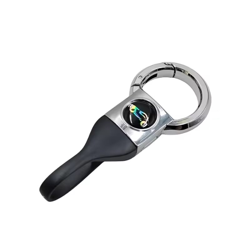 2024 New Design Car Key Ring Key Chain with Logo Zinc Alloy TPU Car Keychain Holder Metal Car Key Accessories Fit for Renault