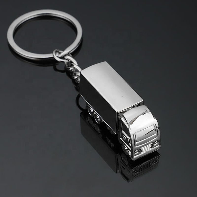Metal Truck Shaped Promotional Gift keychains Custom Keyring Metal Car Keychain Luxury Accessories