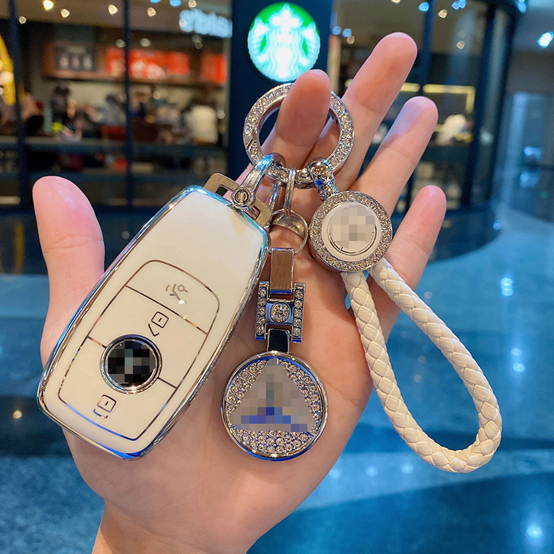 New Fashion car key case smart control 4 button Mercedes Benz TPU car key fob cover key case for Mercedes