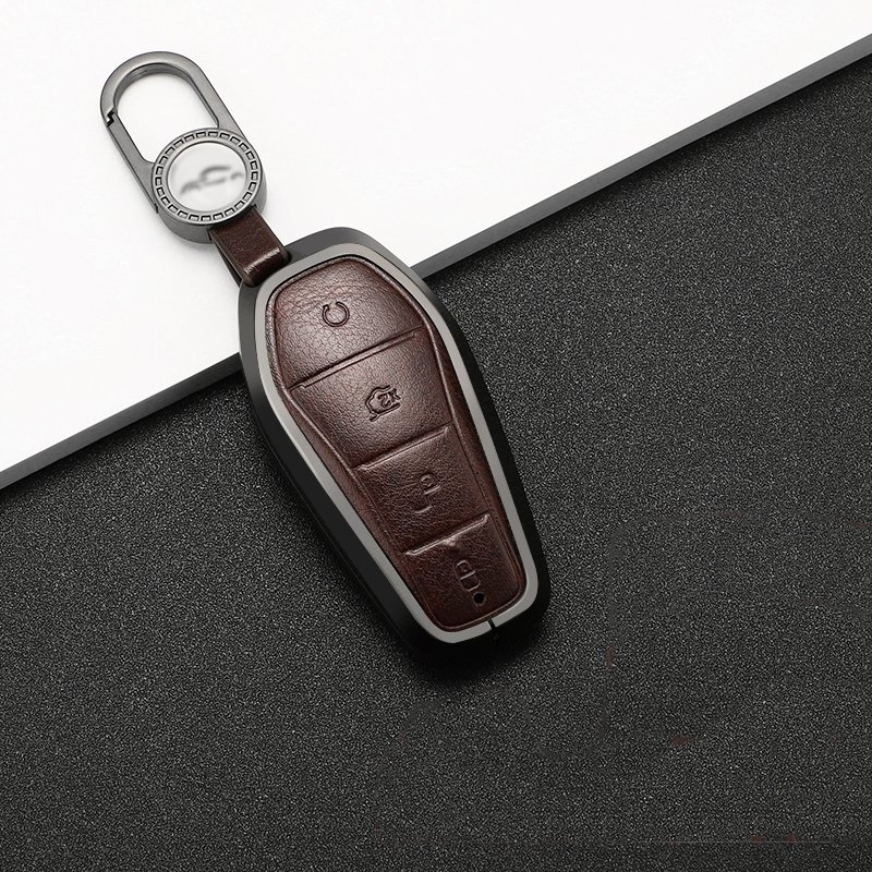 Car Accessories Car Key Case Cover Key Cover for BYD aluminum alloy car key case cover