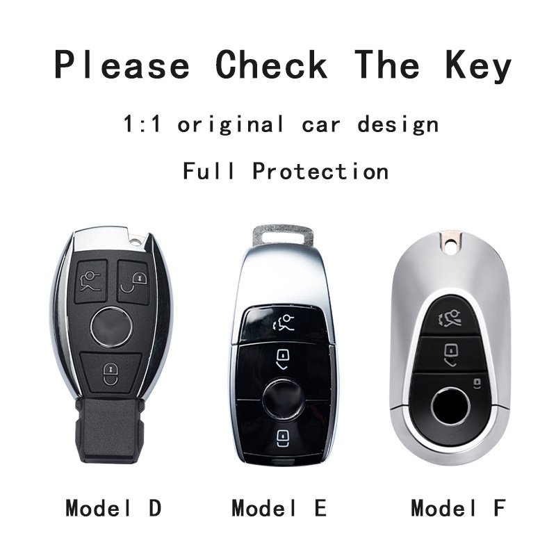 Fashion Soft Full Protection Car Key Case Cover Key Shell For Mercedes Benz W203 W204 W211 CLK C180 E200 AMG C E S Class