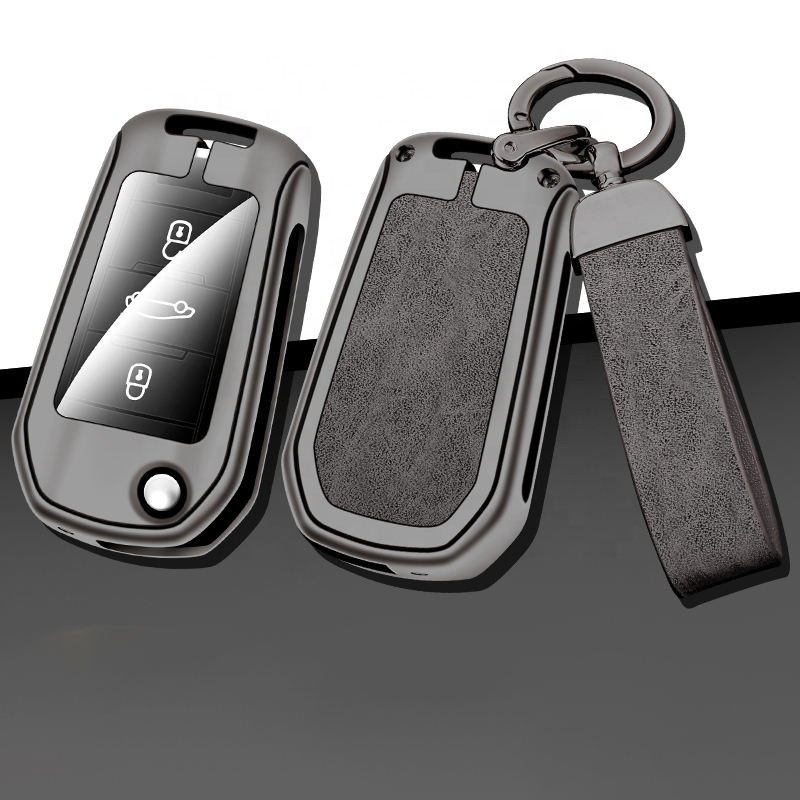 Flip Car Custom Logo Car Key Case Cover For Peugeot 208 2008 301 308 508 5008 Rcz Expert /citroen C-elysee C4-cactus C3 Light