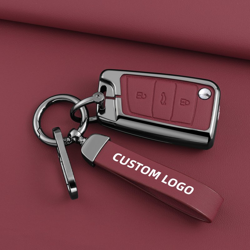 HOT SELLING Suitable for Jetta car Key cover VA3 VS5 VS7 car accessories Zinc alloy automobile remote key case accessories