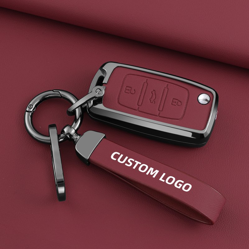 HOT SELLING Suitable for Jetta car Key cover VA3 VS5 VS7 car accessories Zinc alloy automobile remote key case accessories
