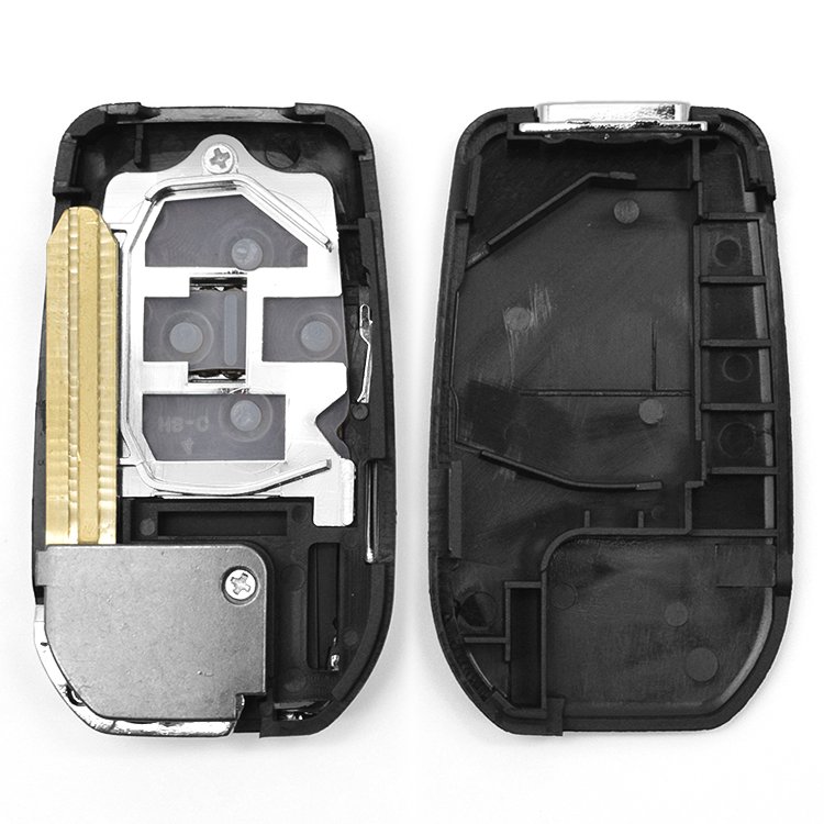 Topbest T-oyota Prius C Corolla Yaris Avensis 2013 2014 2015 2016 2017 2018 Modified Folding Car Key Shell Case TOY43 Blade key