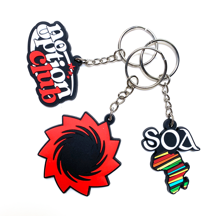 Car Key Rings Personalized Keyring Customizable Keychain Chain Accessories Llaveros Keyrings Pvc Keychains