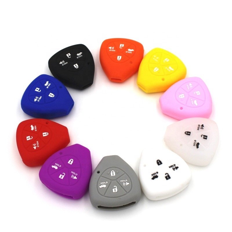 For Toyota Harrier New Materials Good Price Customized OEM Low Price Cute Silicone Toyota Car Key Cover