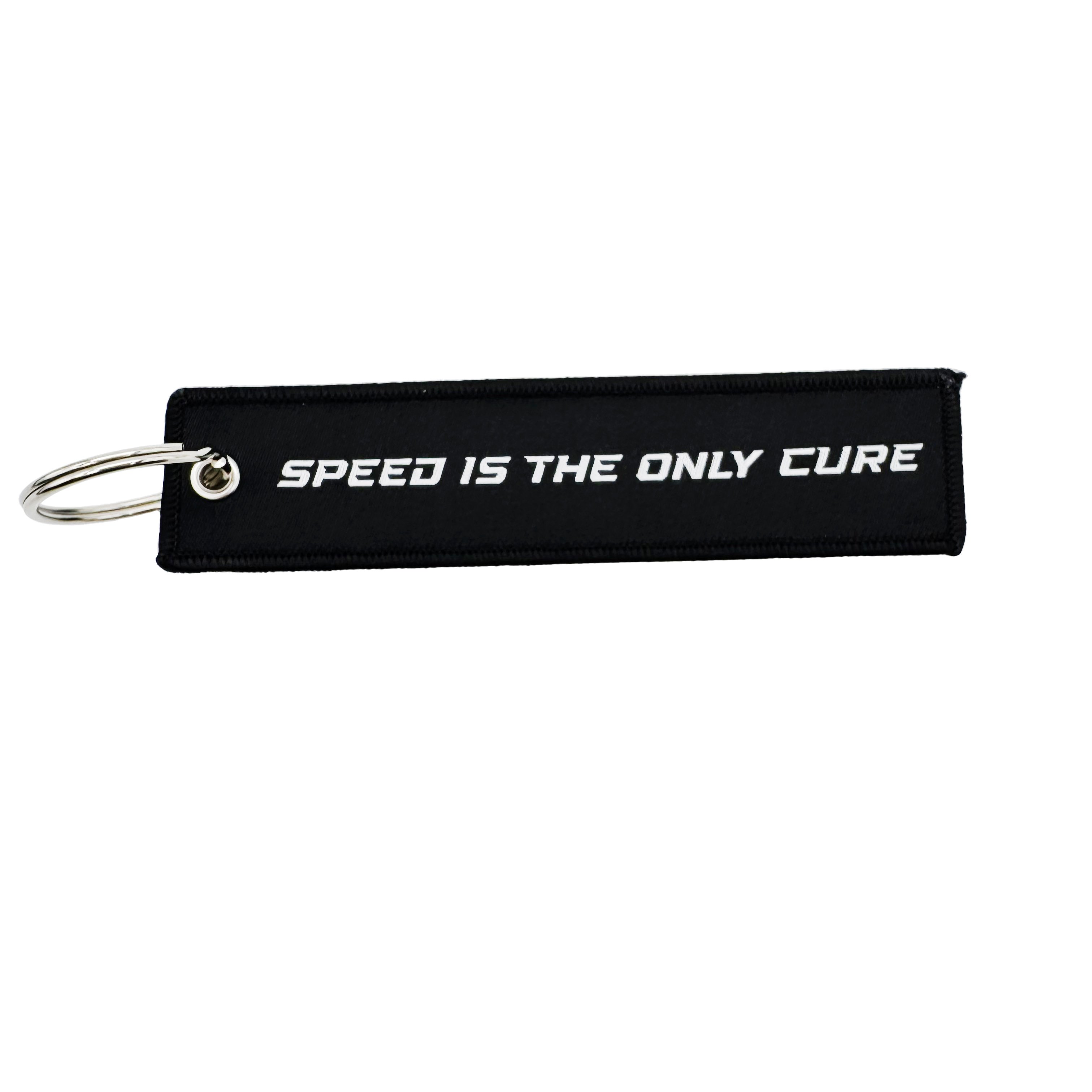 Factory wholesale keychain Custom Logo Embroidery Woven Keyring Home Decoration Accessories Bike & Car Key Tag
