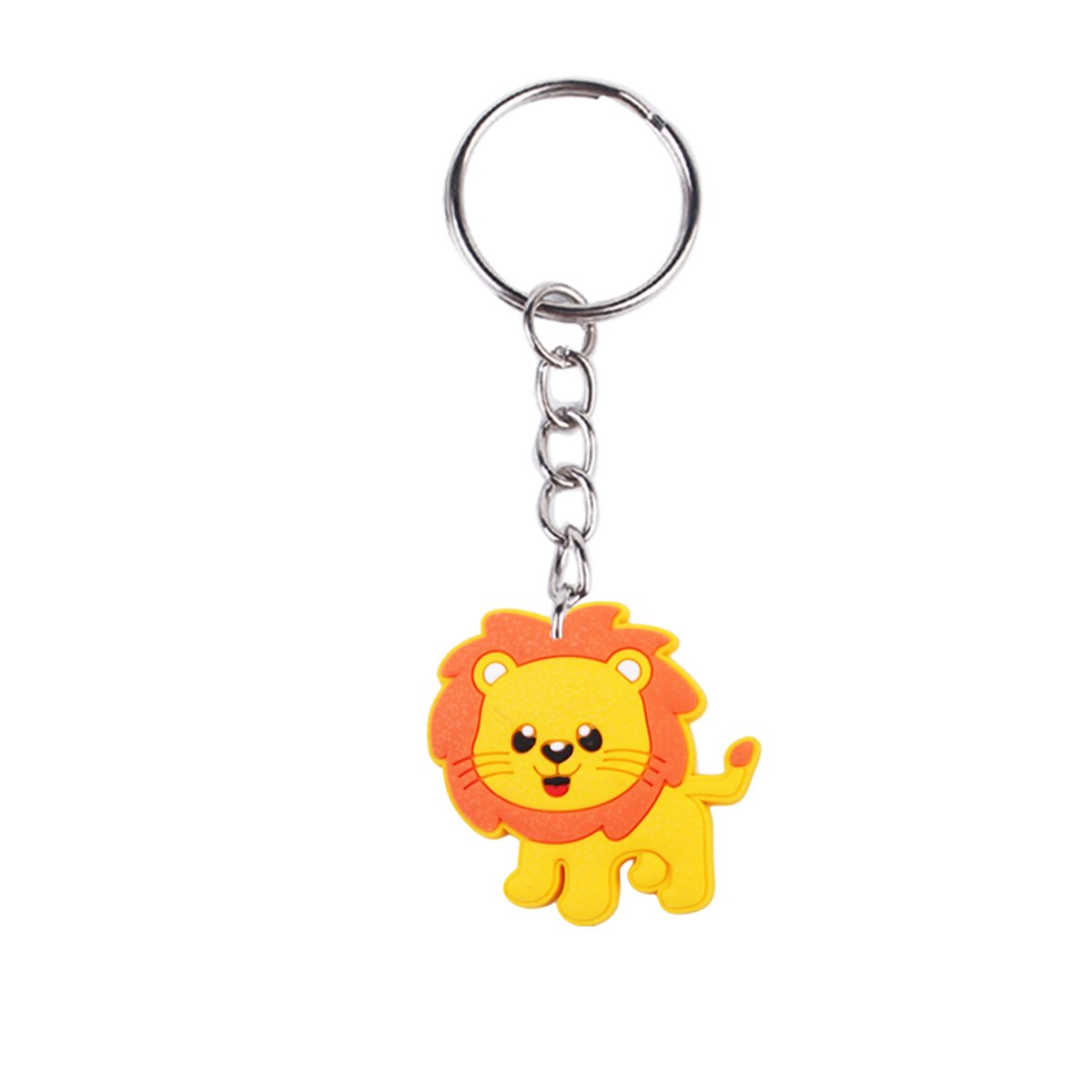 2024 New arrive PVC rubber festival promotional gift key chains Wholesale cartoon Animal key ring custom design Bag pendant