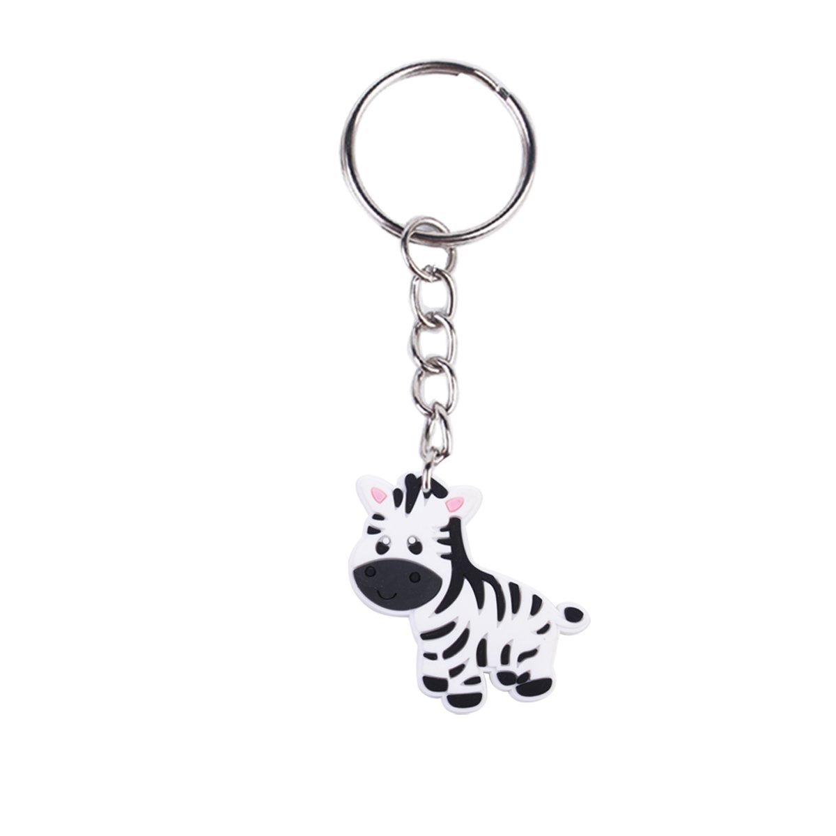 2024 New arrive PVC rubber festival promotional gift key chains Wholesale cartoon Animal key ring custom design Bag pendant