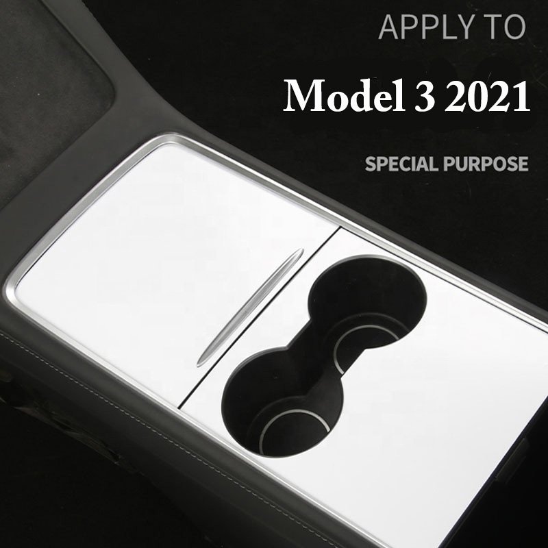 2021 Factory Center Console Trim Protective Sticker For Tesla Model 3/Y Car Accessories Trims Protective Cover
