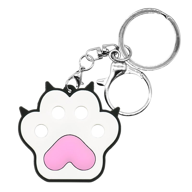 PVC Charm On Key Chain Cute Star Keychain Lobster Clasps Accessories Keyring Wholesale shoe charms holder