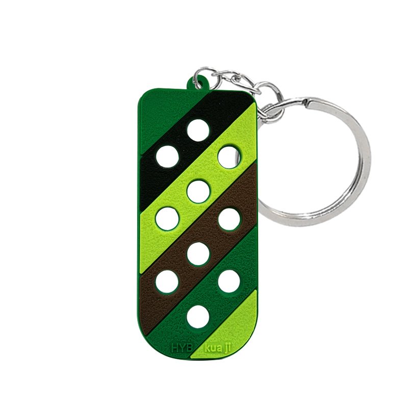 PVC Charm On Key Chain Cute Star Keychain Lobster Clasps Accessories Keyring Wholesale shoe charms holder