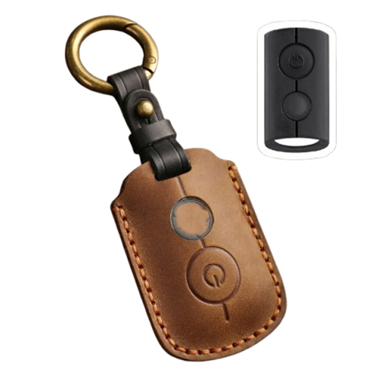 Motorcycle Key Holder Protector Keychains Handmade Horse Leather Motor Key Fob Case for YAMAHA Aerox 155
