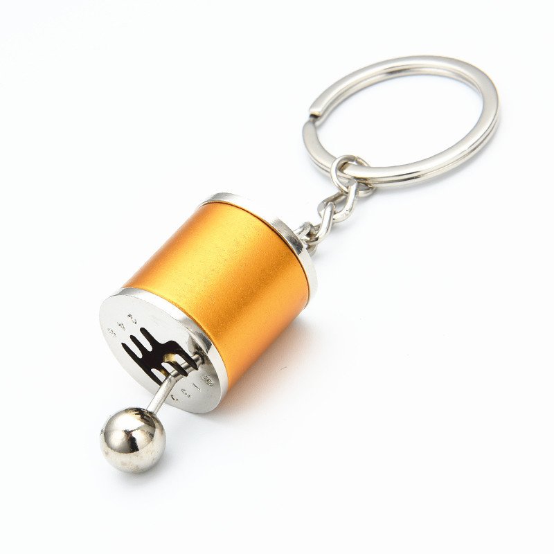 Hot Car Gear Box Keychain 6 Speed Manual Car-styling keyring Gear Knob Shift Gearbox Stick Gift Souvenir Metal key chain