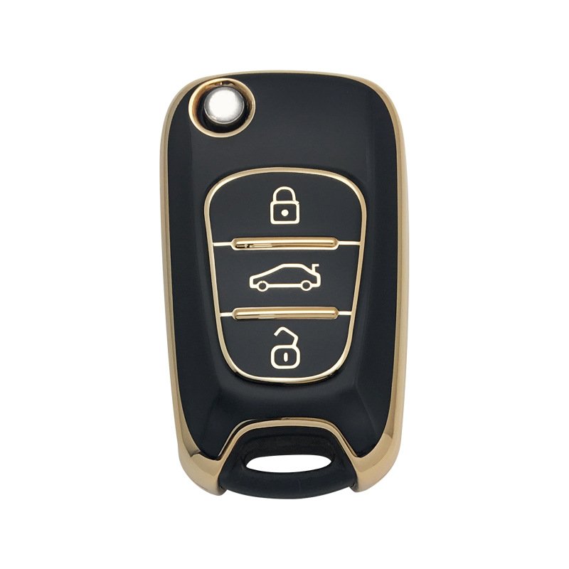 Fashion 3 Buttons Smart Entry Car Key Case Fob Remote Folding Key Shell Case For Hyundai I20 I30 IX35 I35