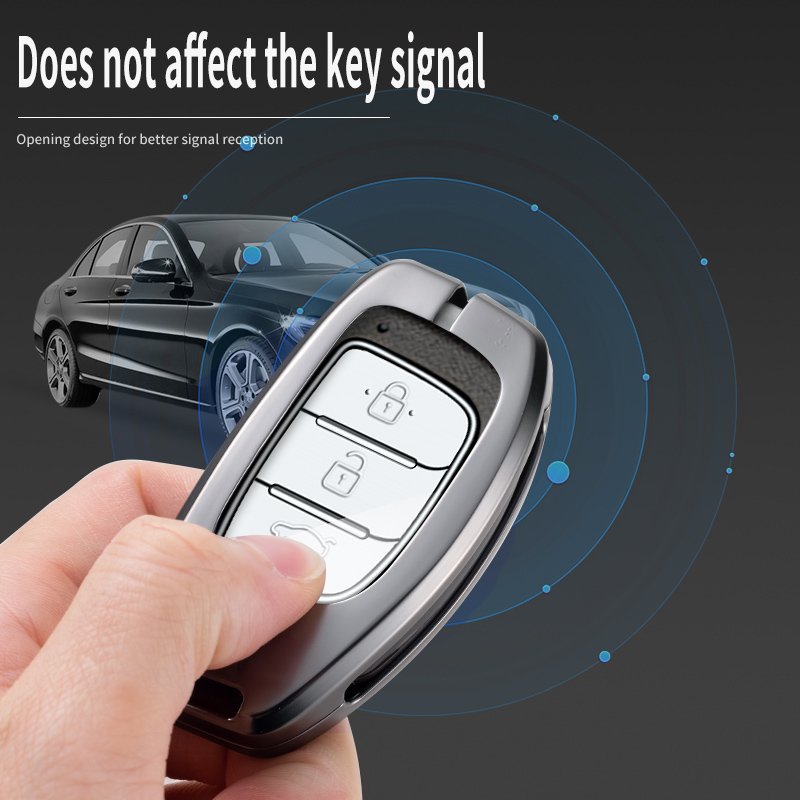 High Quality Car Accessories New Design Superior Raw Material Leather Car Key Case Cover For Hyundai Elantra Accent Tucson