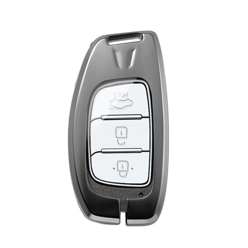 High Quality Car Accessories New Design Superior Raw Material Leather Car Key Case Cover For Hyundai Elantra Accent Tucson