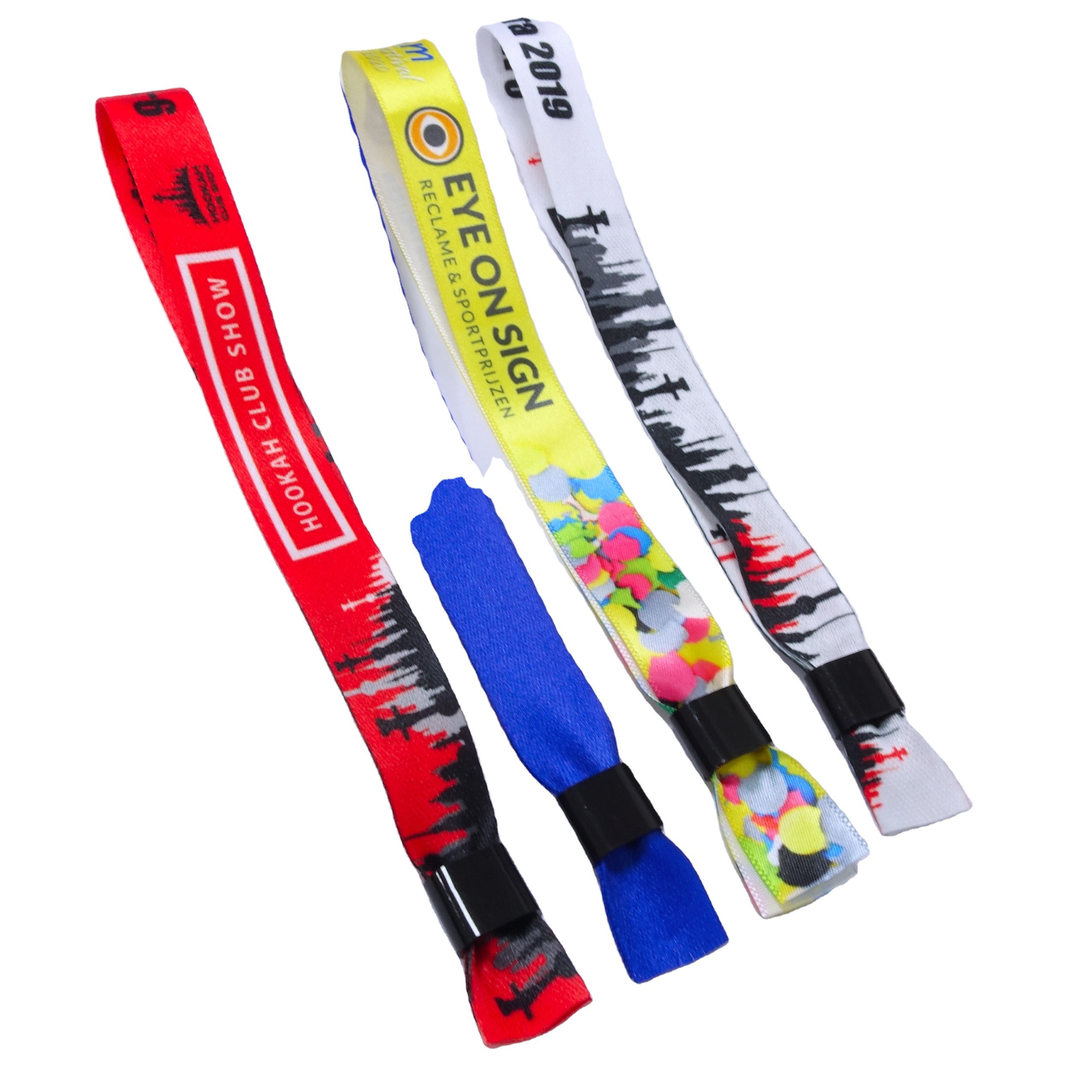 Cheap Custom Made Embroidered Tactical Keychains Fabric Mix Color Id Label Promotional Manufacturer Jettag Key Tags With Ring